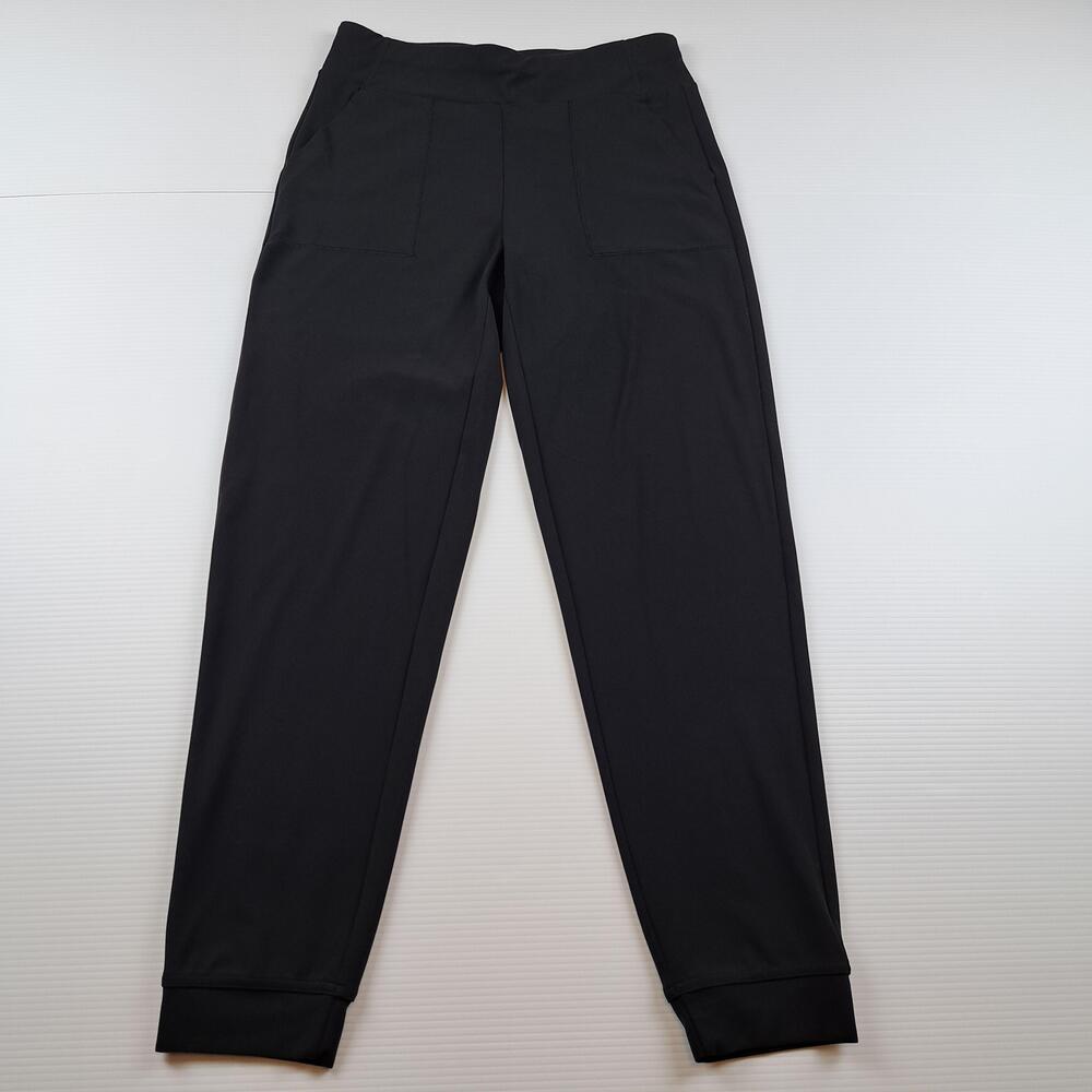 Athleta Girl Pant Girls 16 XXL Black Powervita Jogger Pull On Stretch Activewear